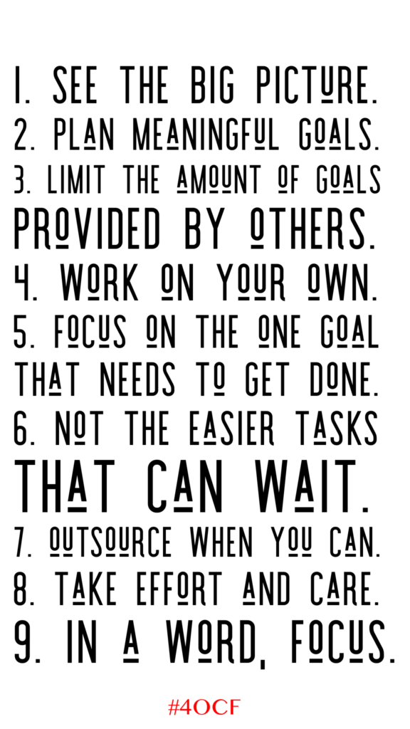 Tasks Versus Outcomes