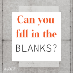Fill in the Blanks