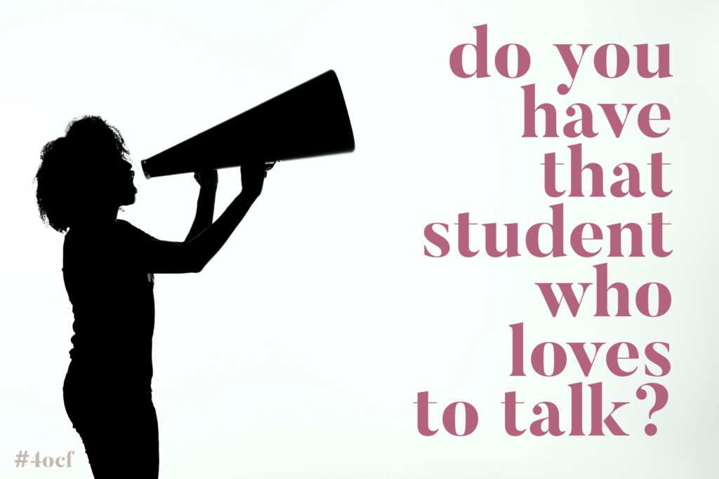 Students Who Love to Talk!