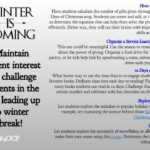 Winter Activities to Engage Students