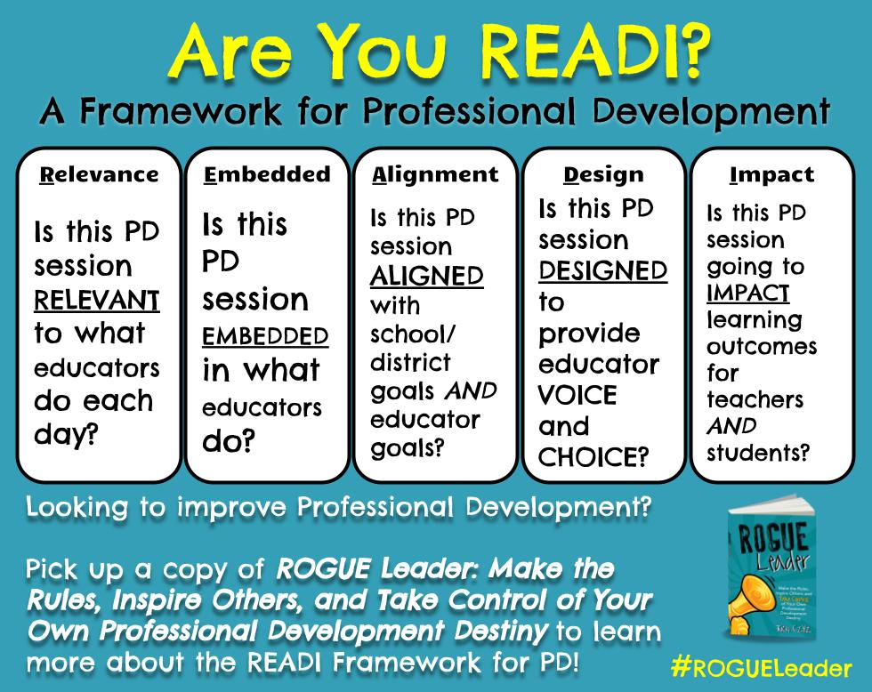 The READI Framework for Professional Development