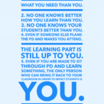 Who is responsible for Professional Development?