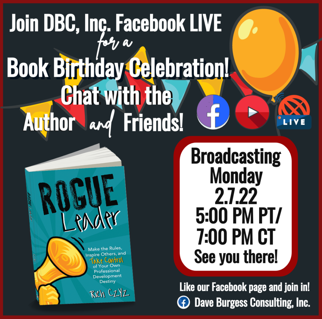 #ROGUELeader Book Birthday Celebration!