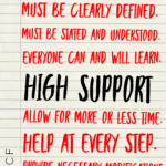 High Expectations, High Support
