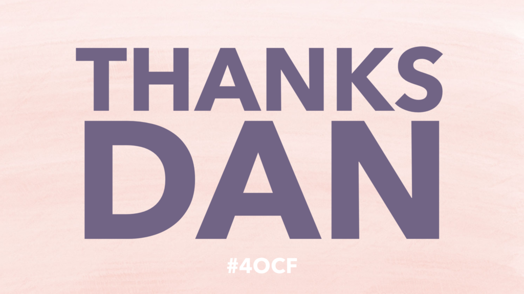 Thanks Dan