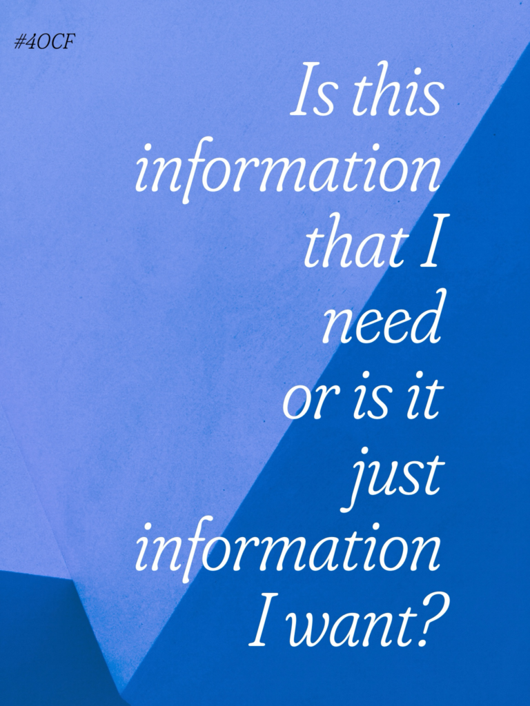 The Expectation of Information