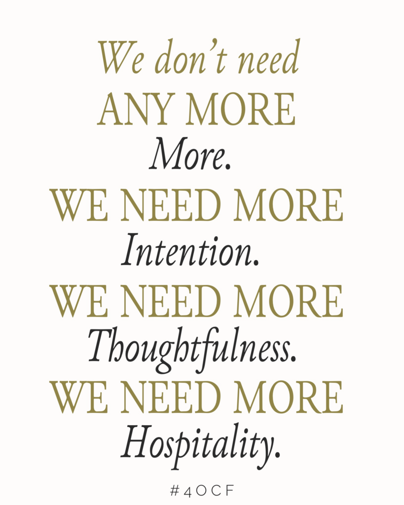 More is Not More
