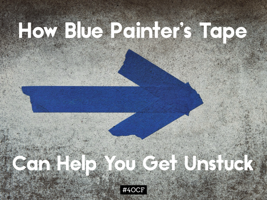 How Blue Painter’s Tape Can Help You Get Unstuck