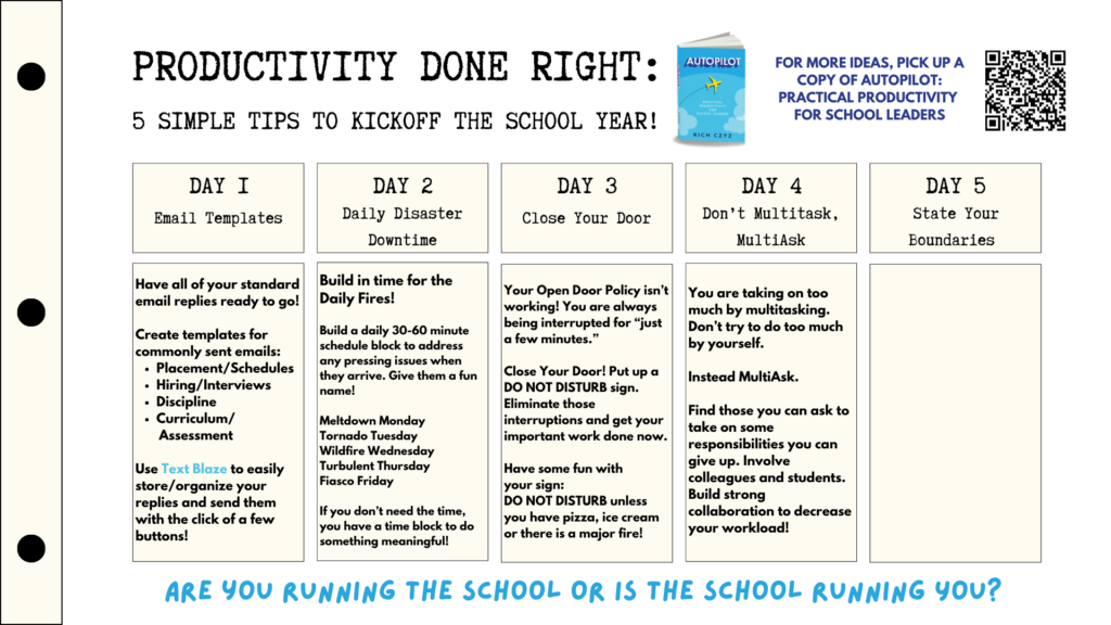 Productivity Done Right: Day 4