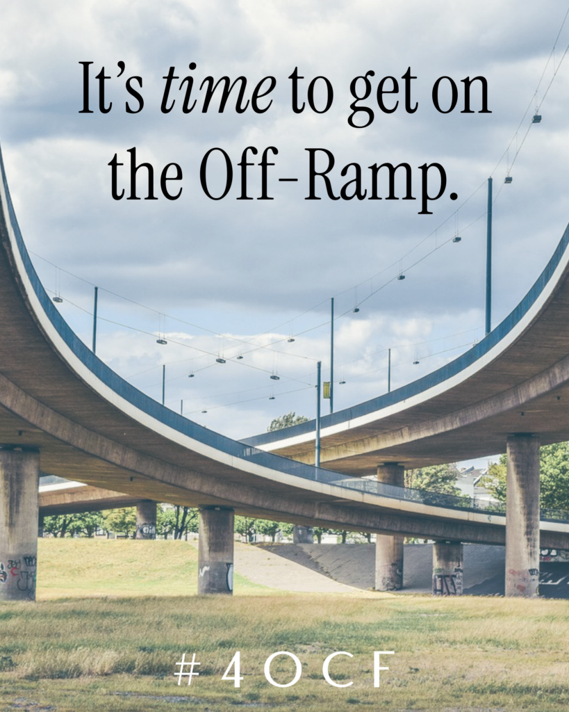 Getting on the Off-Ramp